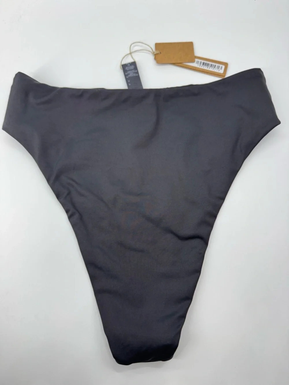 SKIMS High-Cut Black Bikini Bottom
